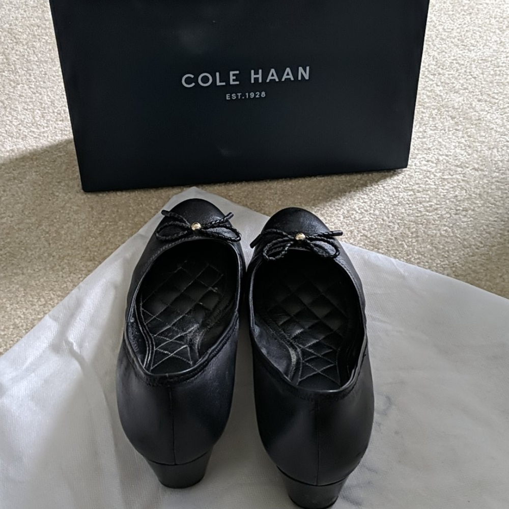 Cole Haan Black Wedge